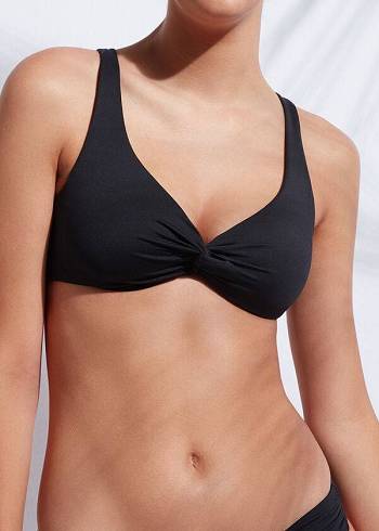 Calzedonia Balconette Indonesia rosa Bikinitopjes Dames Zwart | NL2514ZG