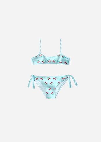 Calzedonia Cherry Two-Piece Ariel Badpakken Kinderen Blauw | NL1154DN