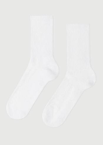 Calzedonia Crew Sport Sokken Heren Wit | NL1378EX