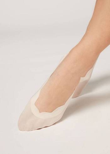 Calzedonia Laser Cut Invisible Sokken Dames Beige | NL1976EX